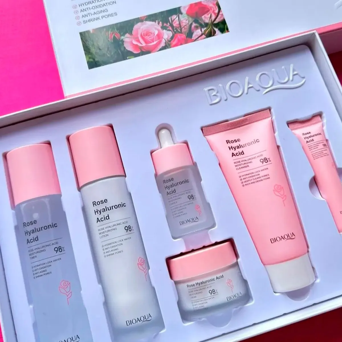 COMBO ROSAS Y ACIDO HIALURONICO BIOAQUA